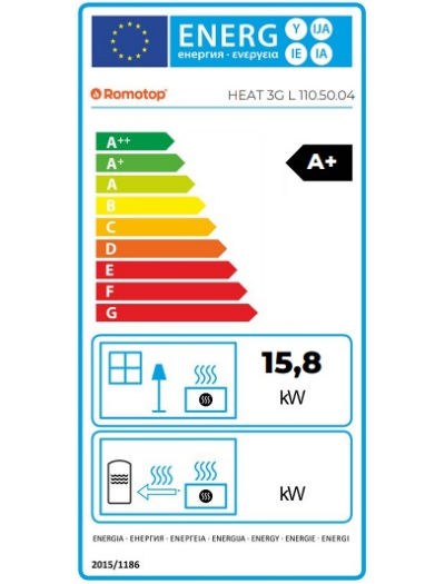 HEAT 3g L 110.50.01-Ενεργειακό τζάκι με συρόμενη πόρτα.