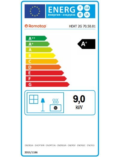HEAT 2g 70.50.01 - straight fireplace insert